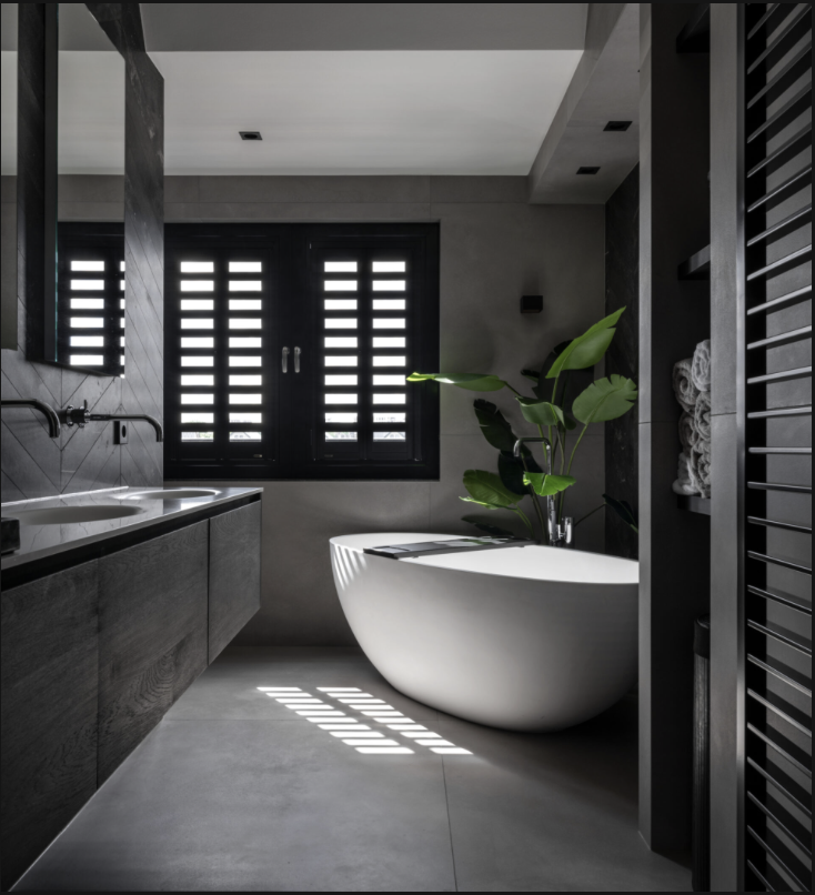 Stijlvol badkamerontwerp met vrijstaand bad